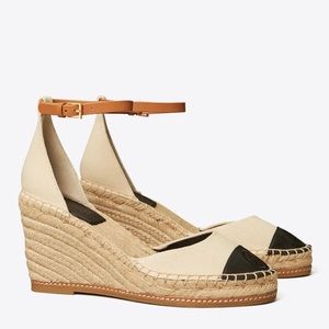 SOLD! Tory Burch Espadrille wedge